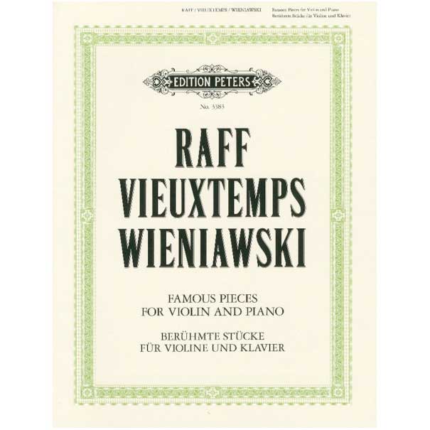 ラフの「カヴァティーナ Op.85/3」、ヴュータンの「夢」、ウィニアウスキの「伝説」