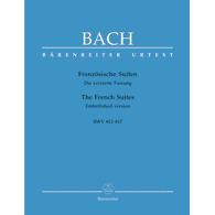 フランス組曲 BWV 812-817/新バッハ全集に基づく原典版/Durr編