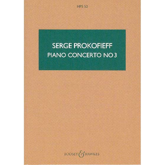 プロコフィエフ：ピアノ協奏曲 第3番 ハ長調 Op.26: スタディ・スコア